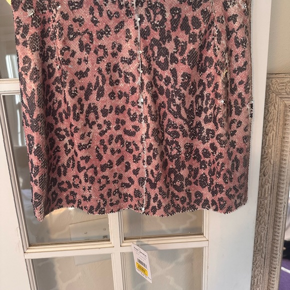 Free people Mini skirt. Sequin. Size 4 - Picture 5 of 9